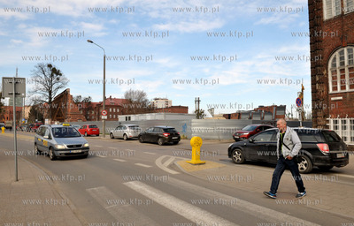 Gdansk. Okolice ul. Walowej i miejsce budowy czterech...