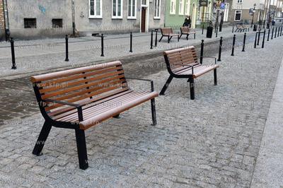 Gdańsk, ul. św. Ducha po rewitalizacji. 09.01.2018...