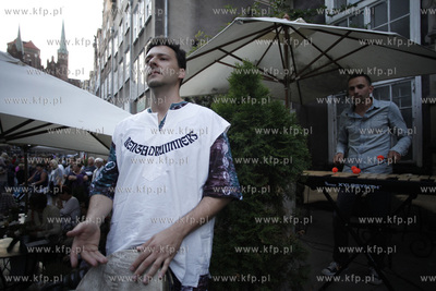 Gdansk. Swieto ul. Mariackiej.
Koncert Wedrujacy czyli...