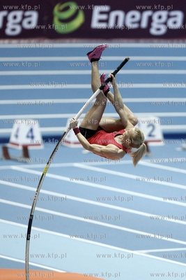 Trening skoczkini o tyczce Anny Rogowskiej, przed rozpoczynajcymi...