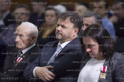 Gdańsk. Dwór Artusa. Wręczenie nagród Świadek...