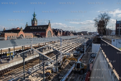 Gdańsk, Dworzec PKP. Przebudowa tunelu łączącego...