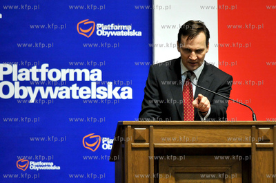 Gdansk. Spotkanie Radoslawa Sikorskiego, ministra spraw...