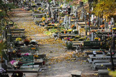 Gdansk. Cmentarz Srebrzysko.
28.10.2011
fot. Mateusz...