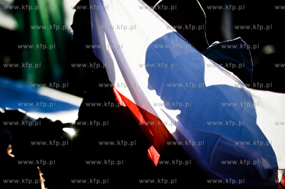 Gdansk. Parada z okazji 93 rocznicy odzyskania przez...