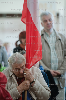 Gdansk. Sala BHP Stoczni Gdanskiej. Otwarte spotkania...