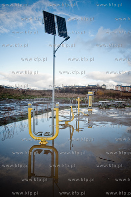 Gdansk. Zbiornik retencyjny Augustowska. Konferencja...