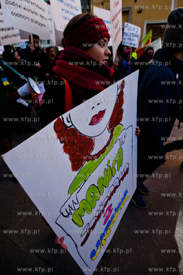 Gdansk. Trojmiejska Manifa 2014 zorganizowana w dzien...