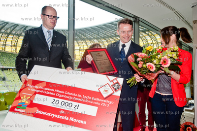 Gdansk. Stadion PGE Arena. Uroczystosc wreczenia nagrod...