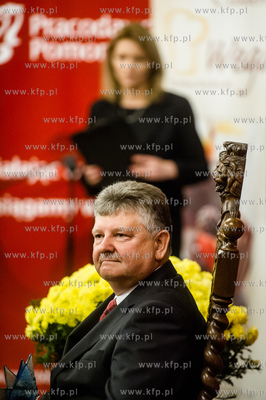 Gdansk. Ratusz Glownomiejski. Uroczystosc wreczenia...