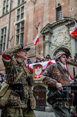 Gdansk. Narodowy Dzien Pamieci Zolnierzy Wykletych....