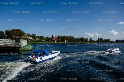 Gdańsk. Wyspa Sobieszewska. Uroczystość wbicia pierwszej...