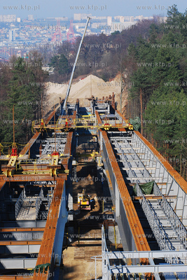 Budowa Estakady Kwiatkowskiegow Gdyni  - odcinka laczacego...