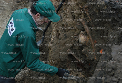 Malbork. W centrum Malborka, podczas budowy hotelu,...
