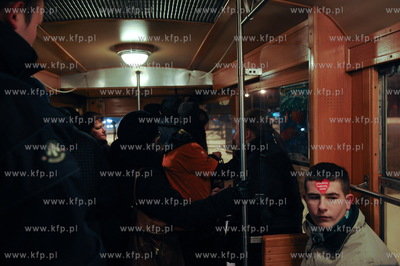 Gdansk. Tramwaj Konstal N o numerze taborowym 11 z...