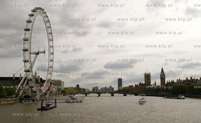 London Eye, nazywane rowniez Millenium Wheel, koło...
