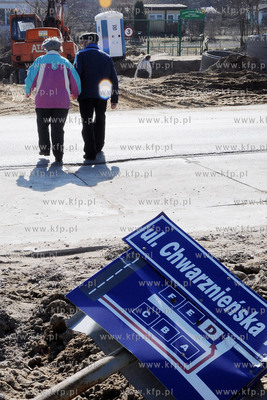 Gdynia. Remont ul. Chwarznienskiej
22.03.2011
Fot....