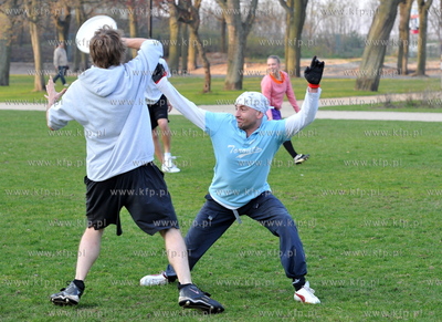 Sopot - Park Poludniowy. Trening trojmiejskiej druzyny...