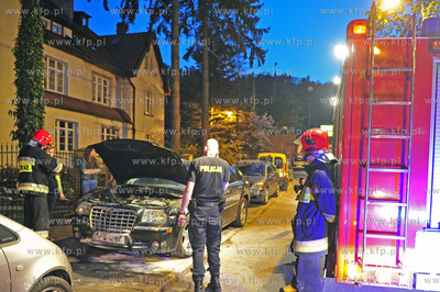 Sopot. Ulica Wybickiego 45. Ok. godziny 21 zapalil...