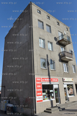 Gdynska dzielnica Grabówek - okolice skrzyzowania...