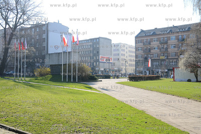 Skwer Tajnego Hufca Harcerzy przy ul. Swietojanskiej...