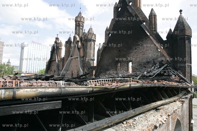 Kosciol sw. Katarzyny w Gdansku po pozarze.
23.05.2006
fot....