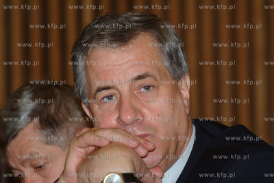 Maciej Kobylinski prezydent Slupska. 18.11.2002 Fot....