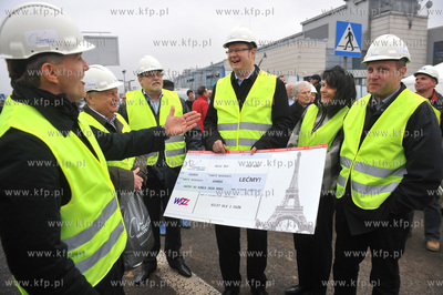Oficjalne rozpoczecie budowy nowego terminalu, plyty...