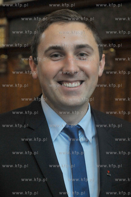 Gdansk, Dwor Artusa. Prezentacja przyszlych radnych...