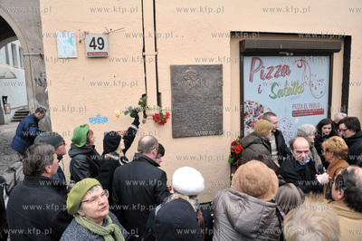 Gdansk - Wrzeszcz - Al. Grunwaldzka. Uroczystosc odsloniecia...