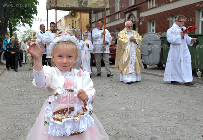 Procesja Bozego Ciala w Gdansku Letnicy, parafia sw....