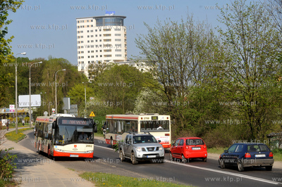 Ulica Slowackiego w Gdansku na pograniczu Wrzeszcza...