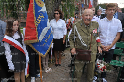 Gdansk. Plac Obronców Poczty Polskiej w Gdansku. Uroczystosci...