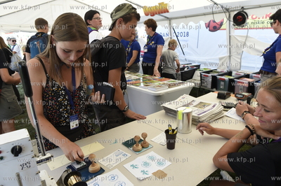 Zlot ZHP Gdańsk 2018 na Wyspie Sobieszewskiej. Dzień...