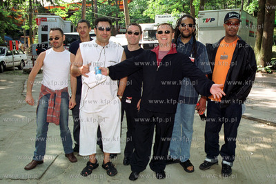 Festiwal Piosenki w Sopocie. Grupa UB 40 po probie...