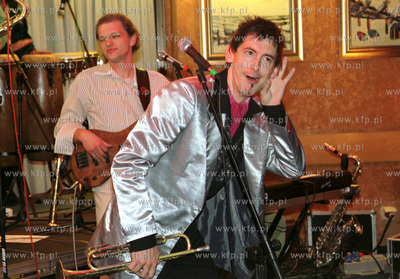 Sopot Festiwal. Na bankiecie konczacym festiwal w hotelu...