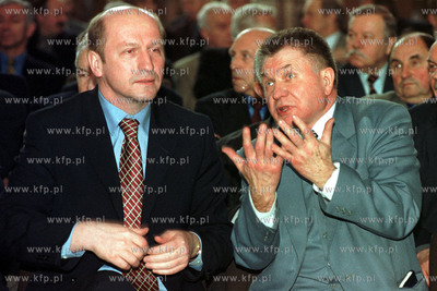 Maciej Plazynski - marszalek sejmu Longin Pastusiak...