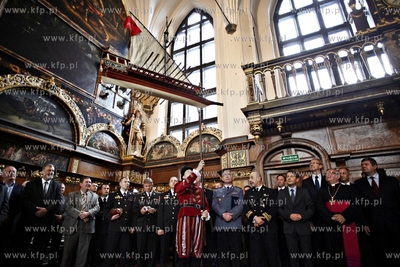 Gdansk. Dwor Artusa. Wojewódzkich Obchodach Dnia Strażaka,...