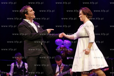 Gdansk. Scena Kontakt. Wystep Kabaretu Hrabi. Nz Dariusz...