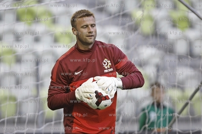 Gdansk. PGE Arena. Trening reprezentacji Polski wpilce...
