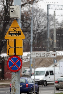 Kamera rejestrujaca wykroczenia drogowe na ulicy Hallera...