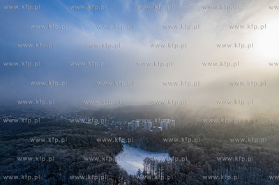 Zima w Sopocie. Nz. Łysa Góra.
08.01.2026
fot....