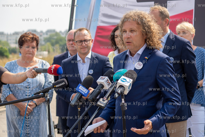 Ergo Arena. Konferencja prasowa pomorskich samorządowców...