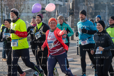 Bieg Urodzinowy w Gdyni. 09.02.2025 fot. Paweł Marcinko...