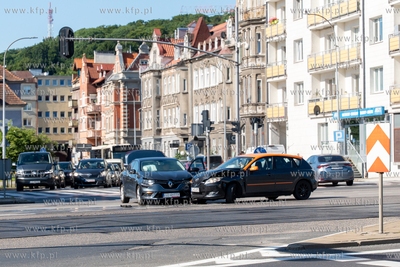 Wrzeszcz. Wypadek na skrzyżowaniu al. Grunwaldziej...