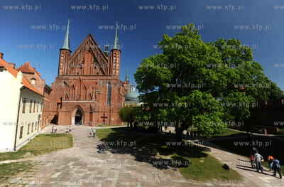 Frombork, Wzgorze Katedralne. Gotycka katedra pw. Wniebowziecia...