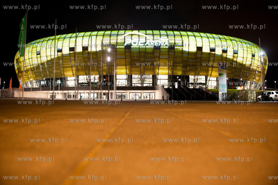 Gdansk. PGE Arena. Mecz towarzyski Lechia Gdansk vs...