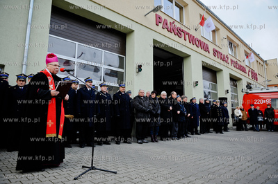 Gdansk. Komenda Wojewodzkiej PSP w Gdansku. Przekazanie...