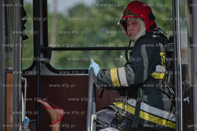 Gdansk. Teren bazy autobusowej ZKM przy ul. Hallera....