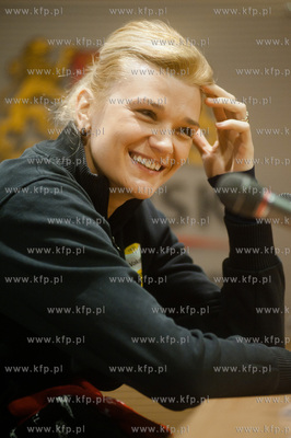 Sopot. Hala Ergo Arena. Wspolna konferencja siatkarek...